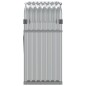 vidaXL Kaminholzunterstand Silbern 120x45x100 cm Verzinkter Stahl vidaXL Kaminholzunterstand Silbern 120x45x100 cm Verzinkter Stahl