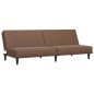 vidaXL Schlafsofa 2-Sitzer Braun Kunstleder vidaXL Schlafsofa 2-Sitzer Braun Kunstleder