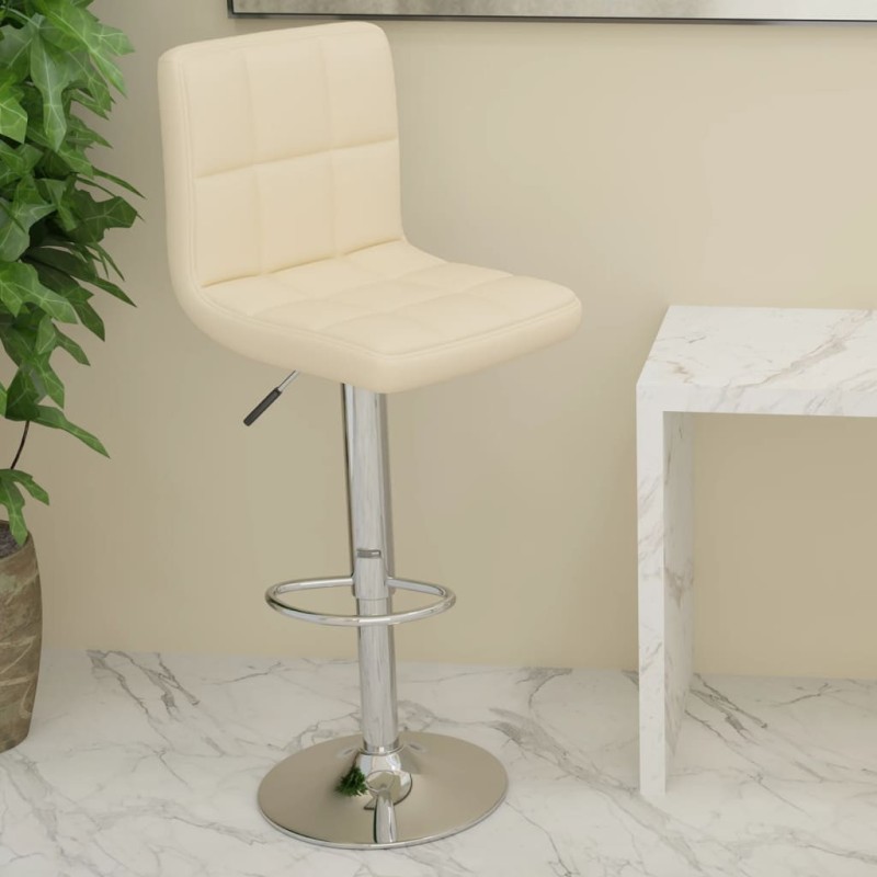 vidaXL Barhocker Creme Kunstleder vidaXL Barhocker Creme Kunstleder