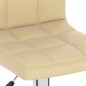 vidaXL Barhocker Creme Kunstleder vidaXL Barhocker Creme Kunstleder