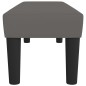vidaXL Sitzbank Grau 100x30x30 cm Kunstleder vidaXL Sitzbank Grau 100x30x30 cm Kunstleder