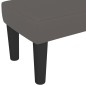 vidaXL Sitzbank Grau 100x30x30 cm Kunstleder vidaXL Sitzbank Grau 100x30x30 cm Kunstleder