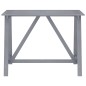 vidaXL 7-tlg. Garten-Bar-Set Grau Massivholz Akazie vidaXL 7-tlg. Garten-Bar-Set Grau Massivholz Akazie