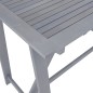 vidaXL 7-tlg. Garten-Bar-Set Grau Massivholz Akazie vidaXL 7-tlg. Garten-Bar-Set Grau Massivholz Akazie
