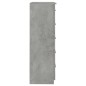 vidaXL Kommode Betongrau 71x35x108 cm Holzwerkstoff vidaXL Kommode Betongrau 71x35x108 cm Holzwerkstoff