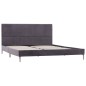 vidaXL Bettgestell Grau Stoff 140 x 200 cm vidaXL Bettgestell Grau Stoff 140 x 200 cm
