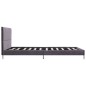 vidaXL Bettgestell Grau Stoff 140 x 200 cm vidaXL Bettgestell Grau Stoff 140 x 200 cm