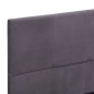 vidaXL Bettgestell Grau Stoff 140 x 200 cm vidaXL Bettgestell Grau Stoff 140 x 200 cm