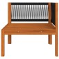 vidaXL 7-tlg. Garten-Lounge-Set mit Kissen Cremeweiß Massivholz Akazie vidaXL 7-tlg. Garten-Lounge-Set mit Kissen Cremeweiß Massivholz Akazie