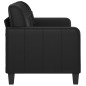 vidaXL 2-Sitzer-Sofa Schwarz 140 cm Kunstleder vidaXL 2-Sitzer-Sofa Schwarz 140 cm Kunstleder