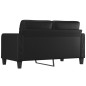 vidaXL 2-Sitzer-Sofa Schwarz 140 cm Kunstleder vidaXL 2-Sitzer-Sofa Schwarz 140 cm Kunstleder