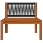 vidaXL 7-tlg. Garten-Lounge-Set mit Kissen Cremeweiß Massivholz Akazie vidaXL 7-tlg. Garten-Lounge-Set mit Kissen Cremeweiß Massivholz Akazie