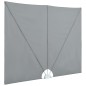 vidaXL Faltbarer Terrassen-Seitenfächer Grau 240 × 160 cm vidaXL Faltbarer Terrassen-Seitenfächer Grau 240 × 160 cm