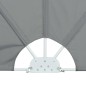 vidaXL Faltbarer Terrassen-Seitenfächer Grau 240 × 160 cm vidaXL Faltbarer Terrassen-Seitenfächer Grau 240 × 160 cm