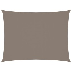 vidaXL Sonnensegel Oxford-Gewebe Rechteckig 2x3,5 m Taupe