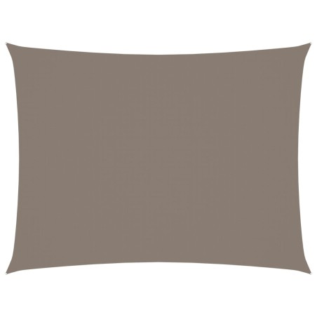 vidaXL Sonnensegel Oxford-Gewebe Rechteckig 2x3,5 m Taupe