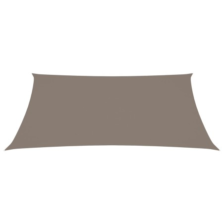 vidaXL Sonnensegel Oxford-Gewebe Rechteckig 2x3,5 m Taupe