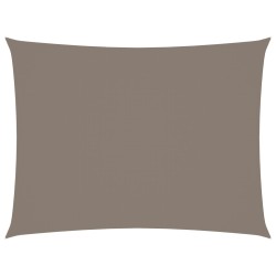 vidaXL Sonnensegel Oxford-Gewebe Rechteckig 4x6 m Taupe