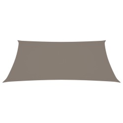 vidaXL Sonnensegel Oxford-Gewebe Rechteckig 4x6 m Taupe