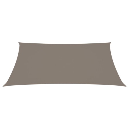 vidaXL Sonnensegel Oxford-Gewebe Rechteckig 4x6 m Taupe