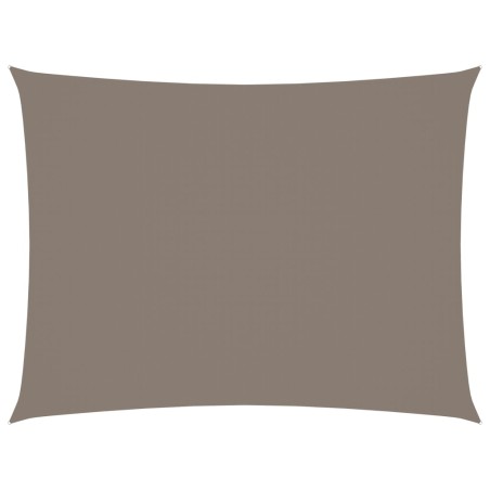 vidaXL Sonnensegel Oxford-Gewebe Rechteckig 5x7 m Taupe
