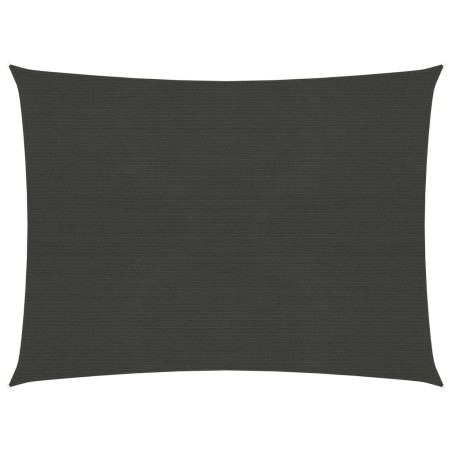 vidaXL Sonnensegel 160 g/m² Anthrazit 2x2,5 m HDPE 