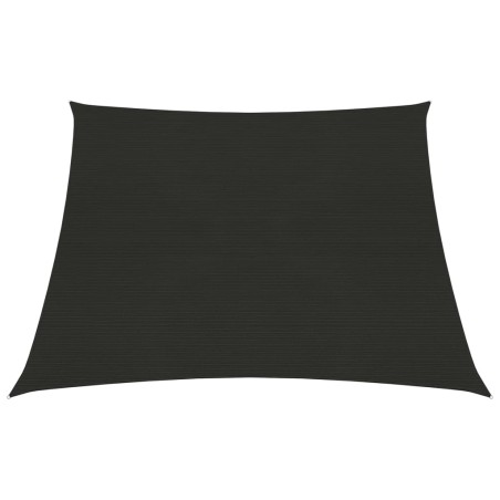 vidaXL Sonnensegel 160 g/m² Schwarz 4/5x3 m HDPE
