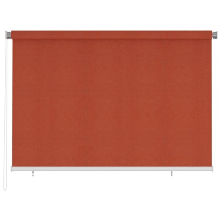 vidaXL Außenrollo 220 x 140 cm Terrakotta HDPE