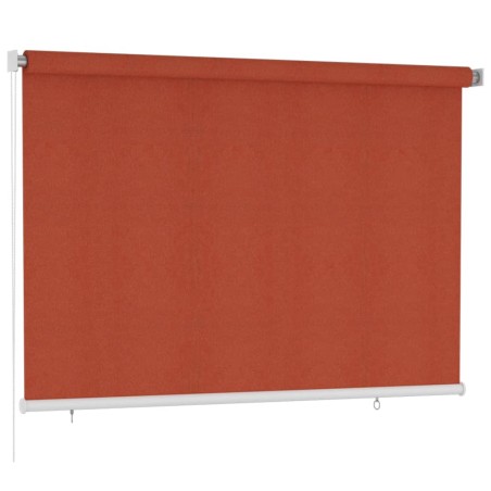 vidaXL Außenrollo 220 x 140 cm Terrakotta HDPE