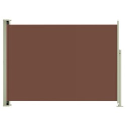 vidaXL Seitenmarkise Ausziehbar 220x300 cm Braun