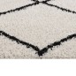 vidaXL Teppich Shaggy Hochflor Schwarz und Creme 200x290 cm vidaXL Teppich Shaggy Hochflor Schwarz und Creme 200x290 cm