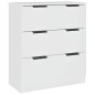 vidaXL Sideboard Weiß 60x30x70 cm Holzwerkstoff vidaXL Sideboard Weiß 60x30x70 cm Holzwerkstoff