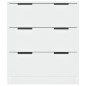 vidaXL Sideboard Weiß 60x30x70 cm Holzwerkstoff vidaXL Sideboard Weiß 60x30x70 cm Holzwerkstoff