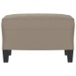 vidaXL Fußhocker Taupe 60x50x41 cm Mikrofasergewebe vidaXL Fußhocker Taupe 60x50x41 cm Mikrofasergewebe
