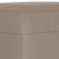 vidaXL Fußhocker Taupe 60x50x41 cm Mikrofasergewebe vidaXL Fußhocker Taupe 60x50x41 cm Mikrofasergewebe