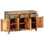 vidaXL Anrichte Altholz Massivholz Vintage mit 3 Schubladen & 3 Türen vidaXL Anrichte Altholz Massivholz Vintage mit 3 Schubladen & 3 Türen