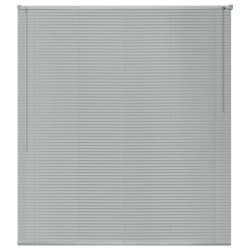 vidaXL Fensterjalousien Aluminium 100x220 cm Silber