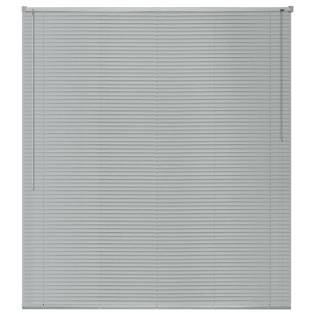 vidaXL Fensterjalousien Aluminium 100x220 cm Silber