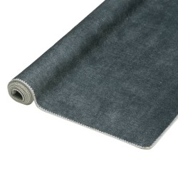 vidaXL Teppich Waschbar Faltbar Grau 180x270 cm Polyester     