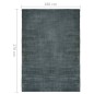 vidaXL Teppich Waschbar Faltbar Grau 180x270 cm Polyester vidaXL Teppich Waschbar Faltbar Grau 180x270 cm Polyester
