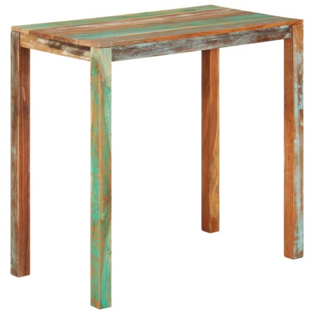 vidaXL Bartisch 112x60x108 cm Altholz Massiv