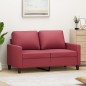 vidaXL 2-Sitzer-Sofa Weinrot 120 cm Kunstleder vidaXL 2-Sitzer-Sofa Weinrot 120 cm Kunstleder