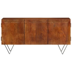 vidaXL Sideboard 110x35x56 cm Massivholz Mango