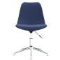 vidaXL Bürostuhl Drehbar Blau Stoff vidaXL Bürostuhl Drehbar Blau Stoff