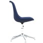vidaXL Bürostuhl Drehbar Blau Stoff vidaXL Bürostuhl Drehbar Blau Stoff