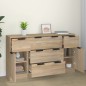 vidaXL 3-tlg. Sideboard-Set Sonoma-Eiche Holzwerkstoff vidaXL 3-tlg. Sideboard-Set Sonoma-Eiche Holzwerkstoff