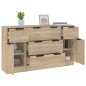 vidaXL 3-tlg. Sideboard-Set Sonoma-Eiche Holzwerkstoff vidaXL 3-tlg. Sideboard-Set Sonoma-Eiche Holzwerkstoff