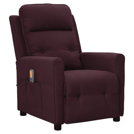 vidaXL Massagesessel Lila Stoff