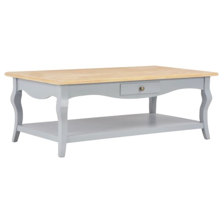vidaXL Couchtisch Grau 110×60×40 cm MDF