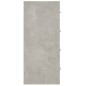 vidaXL Kommode mit 4 Schubladen 60x30,5x71 cm Betongrau vidaXL Kommode mit 4 Schubladen 60x30,5x71 cm Betongrau